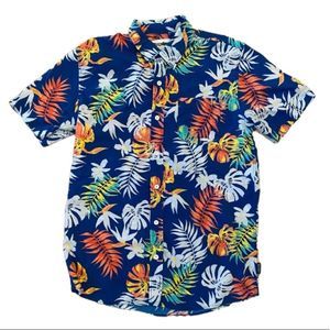 TIPSY ELVES Hawaiian Short Sleeve Button Down Shirt Large